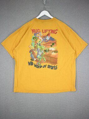 Senor Frogs Vintage Wild World of Sports Cancun Tee 200s Y2K Graphic Large